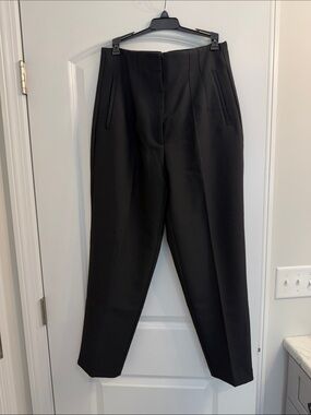Zara Black super High-Waist pants NWT size L